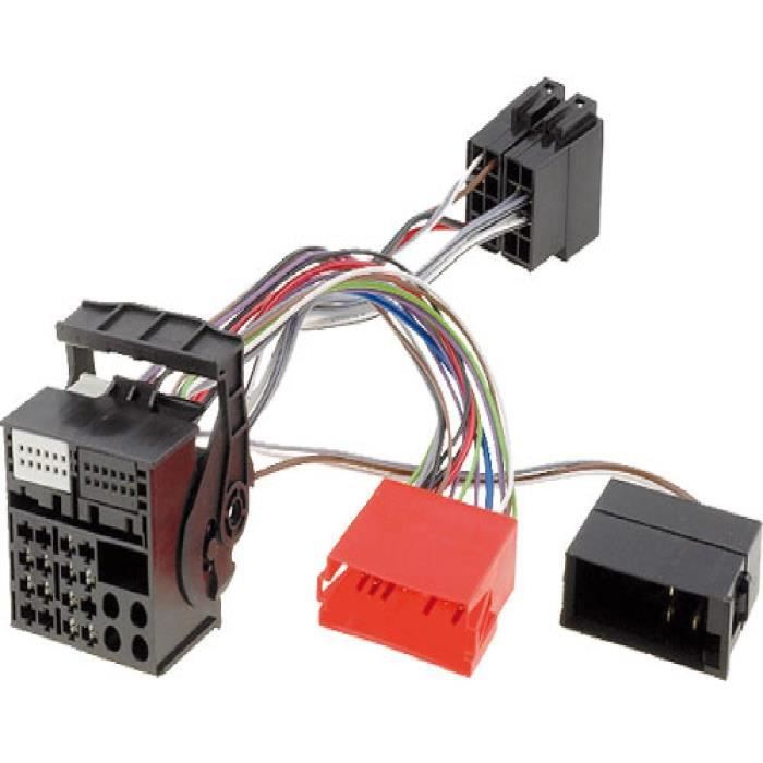 Faisceau Radio - ADNAUTO - A3 A4 - ISO vers Fakra - Noir - Universel
