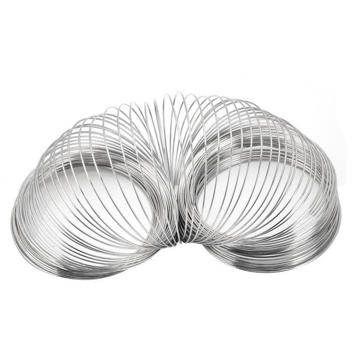 HOBBIESAY Fil Floral Noir 1.5mm 40m – Fil Mémoire Métal Souple – Fil De Sculpture Et Artisanat Pliable