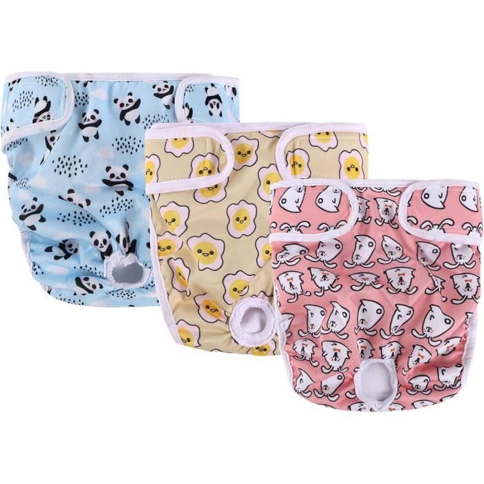 Meilleurs prix pour Couches de Chien - Durable et Lavable - Taille S