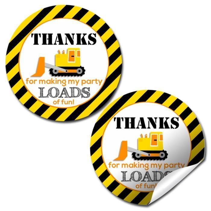 Support A Decorer Etiquettes Autocollantes Pour Fete D Anniversaire Sur Le Chantier De Construction 40 Ca8t1 Cdiscount Beaux Arts Et Loisirs Creatifs
