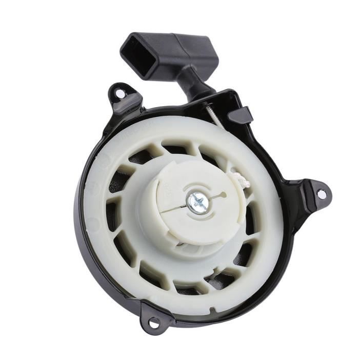 Aramox Démarreur à Tirer Briggs & Stratton – Lanceur Recul ABS – Compatible 499706 690101 – Moteurs 091212 091232 091412 Sprint Noir