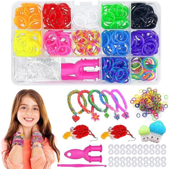 Métier à Tisser élastiques 8 Pinces Bracelets DIY Métier à Tisser