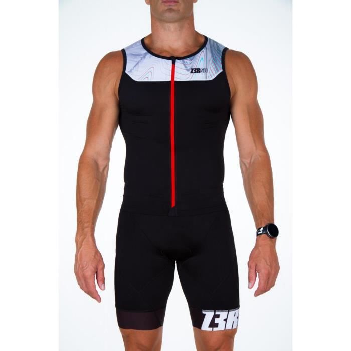 Combinaison de triathlon Z3R0D Start Singlet - Noir - Homme - Triathlon