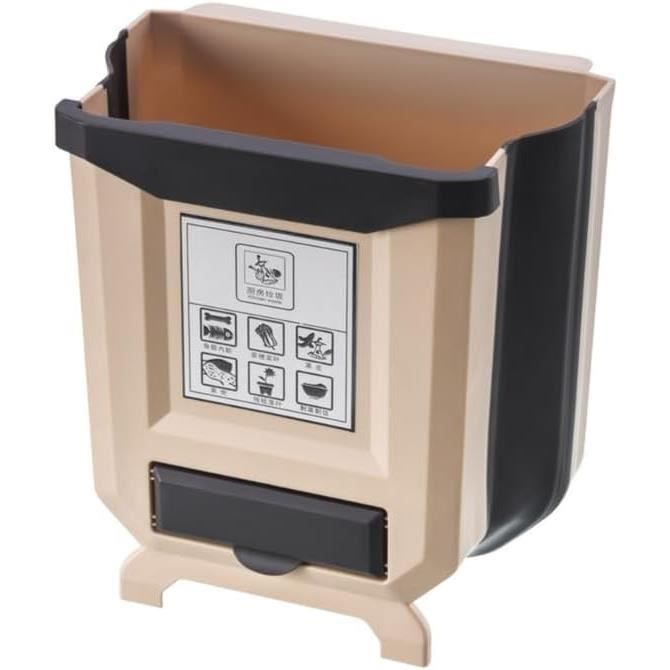 Poubelle, Cuisine, Poubelle Pliable À Suspendre, Poubelle, Poubelle