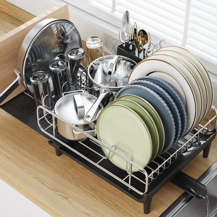 Égouttoir à Vaisselle Extensible, égouttoirs à Vaisselle Pliables En
