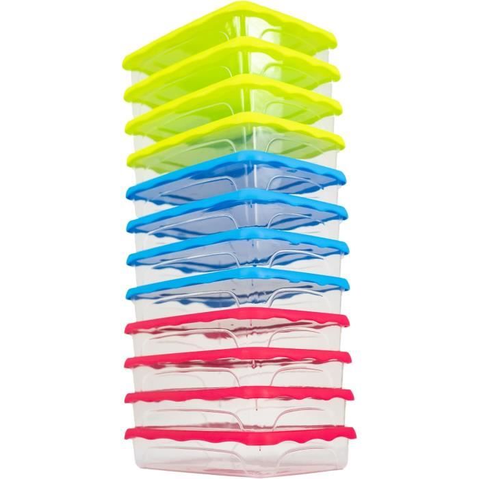 Lot De 12 Boîtes De Rangement Alimentaires En Verre Borosilicate - 24 Pièces, Diverses Tailles, Hermétiques Et Passe Au Four/micro-ondes/lave-vaisselle