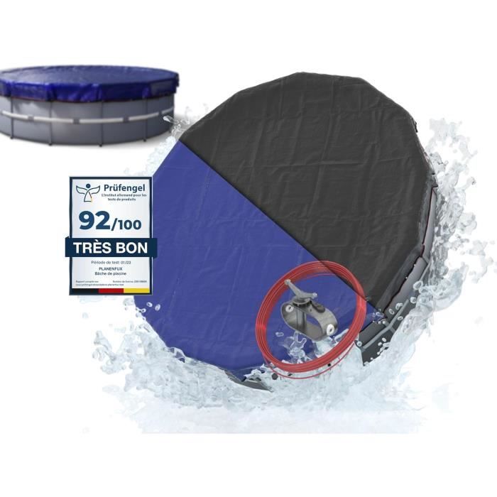 Bâche De Protection Ronde De 3,6 M Pour Piscine à Cadre Extérieur, Tissu Oxford Résistant Aux