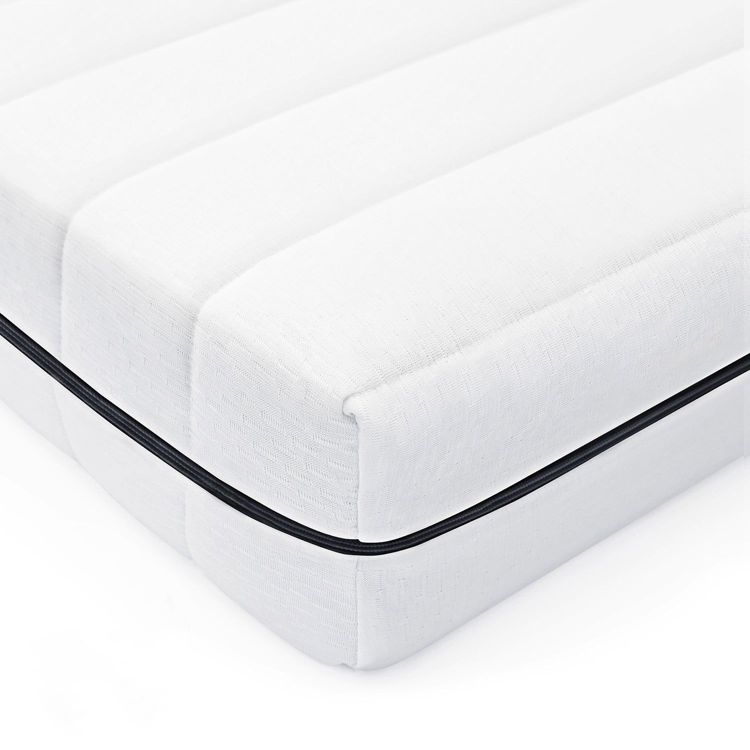 Matelas en mousse froide Matelas 90 x 190 7 zones Hauteur 15 cm - Matelas réversible à fermeté réglable