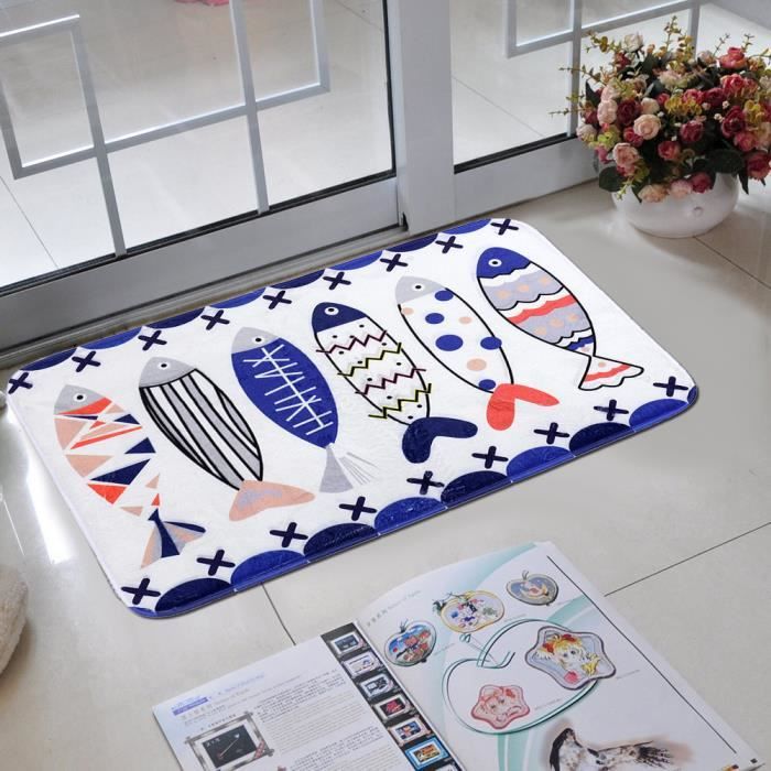 Imprime Salle De Bain Tapis Paillassons Moquette Pour Salle De