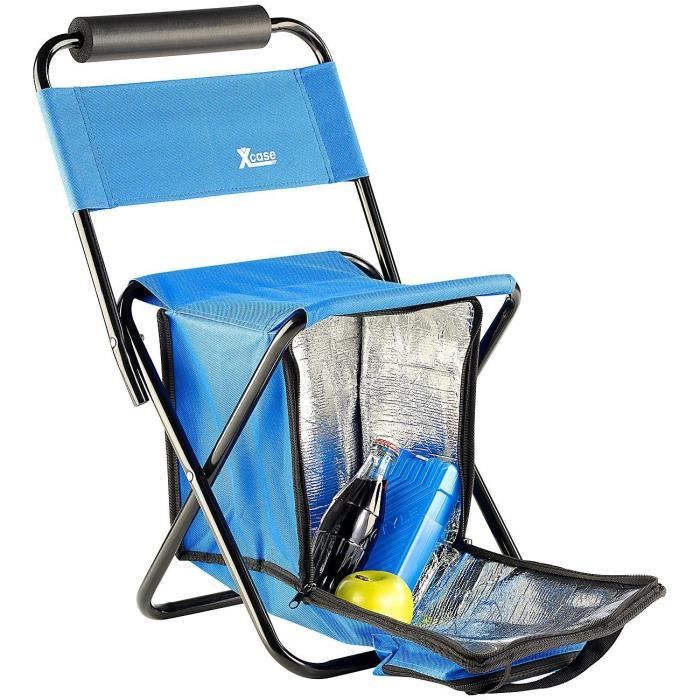 Chaise sac à dos isotherme 15l 150kg crème Livoo SEP140C - Mobilier de camping - Achat & prix