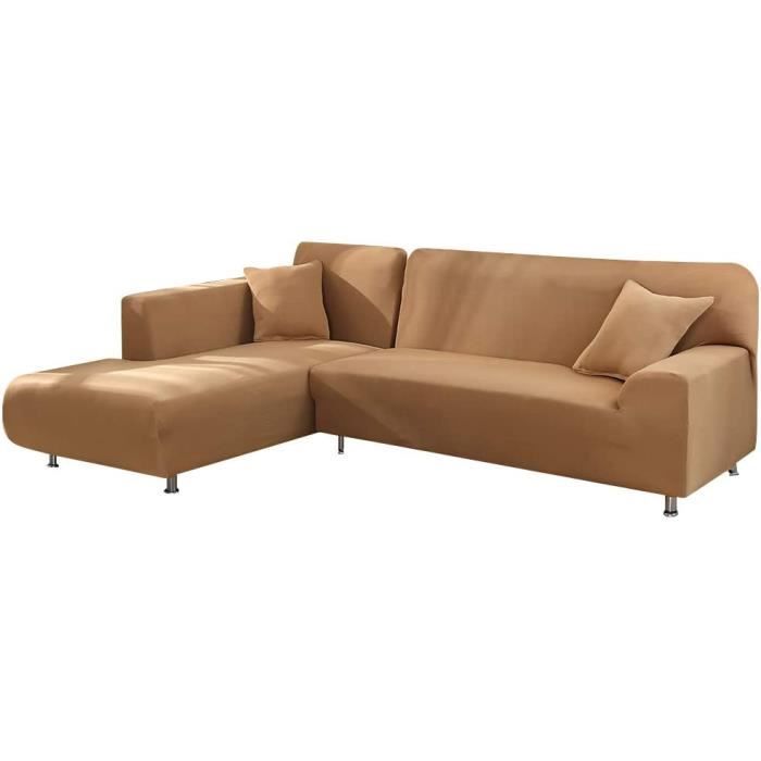 Housse De Canapé D'angle Karlstad – Coton Léger Gris – Remplacement IKEA (2+3/3+2)