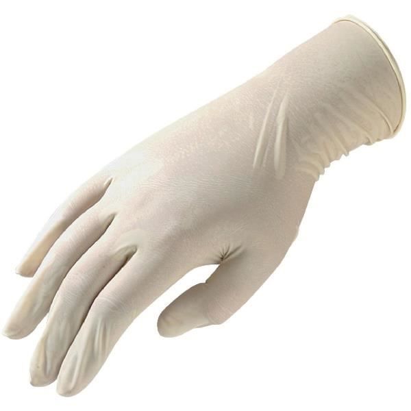 zjchao 100 Pi/èces Gants Jetables en Latex Non Poudre Taille S//M//L pour Le Tatouage la Coiffure Le Bricolage S, Bleu