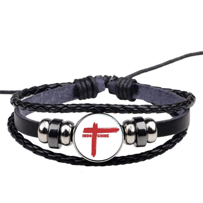 BRACELET CUIR INDOCHINE Achat / Vente bracelet gourmette BRACELET