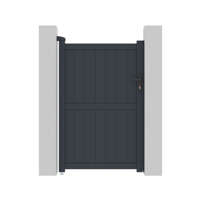 Lot De 2 Butées De Porte En Aluminium – Locinox, Finition Mate Argentée