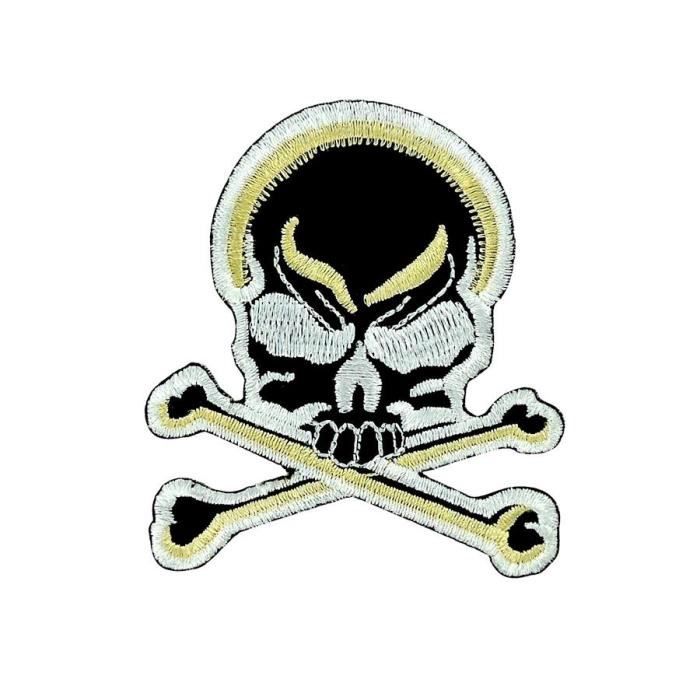 Patch écusson Blason Patche Mechanic Skull Mécanique Tete De Mort Thermocollant | UK - Foto 11