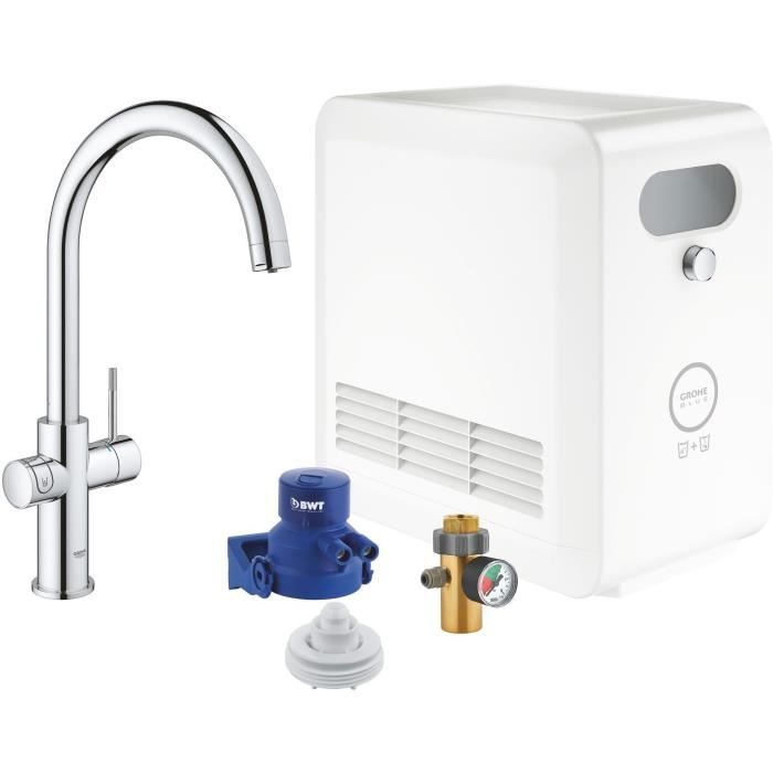Grohe Kit Avec Mitigeur Bec C Blue Professionnel 31323002 Achat
