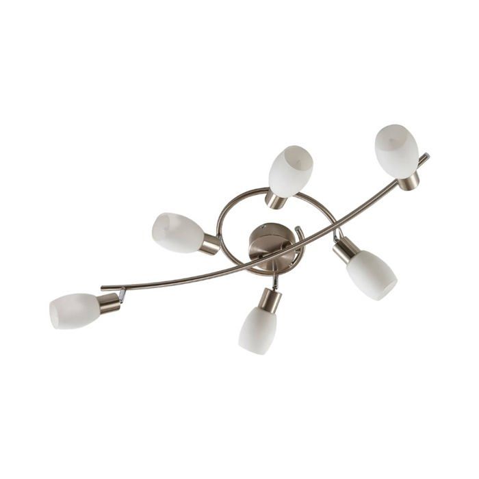 Lindby Spot Arda à intensité variable (Moderne) en Gris Verre e. a. pour Salon & Salle manger (à 6 lampes E14) Lampe encastrable Lindby Spot Arda à intensité variable (Moderne) en Gris Verre e. a. pour Salon & Salle manger (à 6 lampes E14) Lampe encastrable