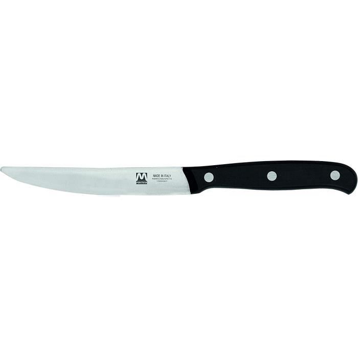 Couteau à Steak La Fourmi - Lame Inox 11.5 Cm, Manche Rouge, Fabriqué En France