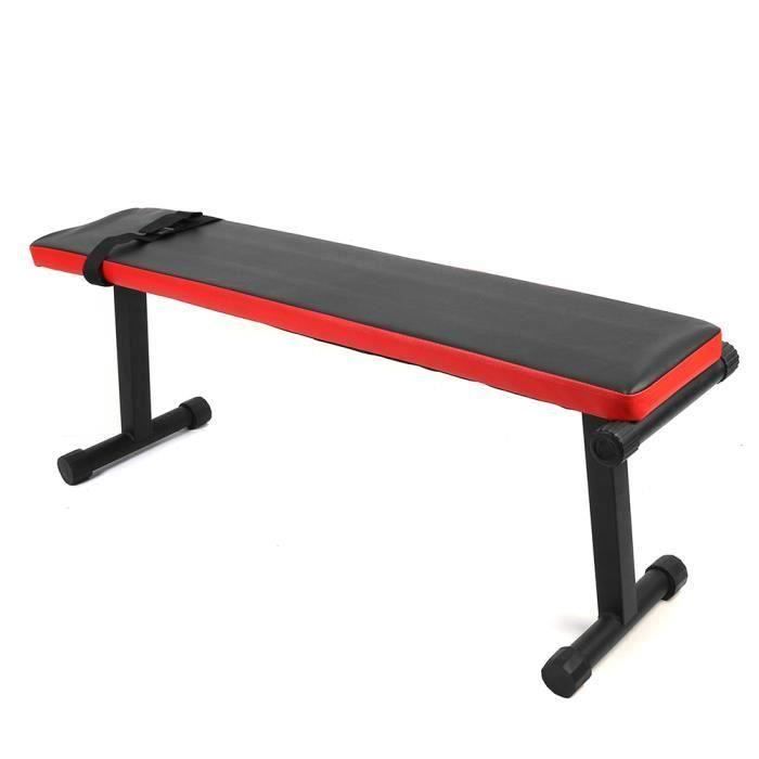 Tempsa Banc De Musculation Plat Banc D Halteres Sport Planche De Muscle Abdominal D Exercice Prix Pas Cher Cdiscount