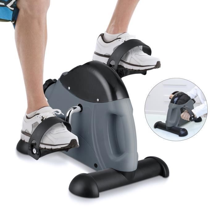 Pédalier Fitness Sous Bureau VEVOR - Mini Vélo Appartement Bras Jambes Avec Écran LCD