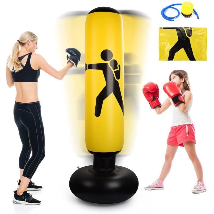 Sac de frappe, sac gonflable autoportant Fitness Target Stand Tower Bag Sac de frappe, sac gonflable autoportant Fitness Target Stand Tower Bag