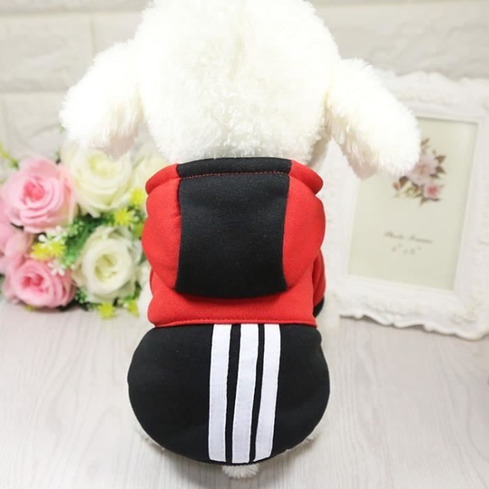 Black-XS for 0.65-1.2 kg -Sweat à capuche doux pour chien, vêtement d'hiver chaud pour petit chien, manteau yorkshire XS, Chihuahua