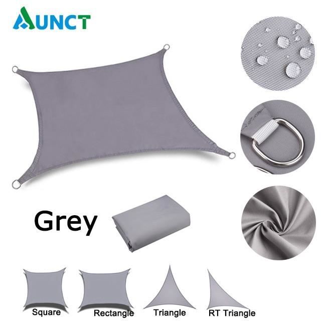 Voile D'ombrage Imperméable Triangulaire 3.6X3.6X3.6m PES Toile Ombrage Auvent Protection Des Rayons Uv Pour Exterieur Jardin Terrass Balcon Couleur Beige 87280942