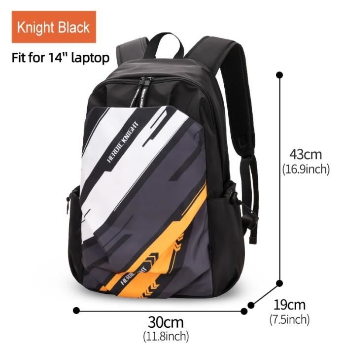 Sac chevalier noir sales