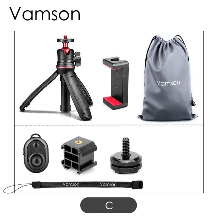 Trépied Flexible PGYTECH Mantispod Pro - Pour Smartphone, Appareil Photo, Vlog - 7 Modes, Crochet, Léger - 12