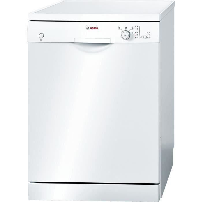 Lave-vaisselle indépendant, taille complète 60 cm, blanc, boutons, rotatif, 1,75 m Bosch Série 2 SMS25AW01J lave-vaisselle indépendant 12 couverts A+ 