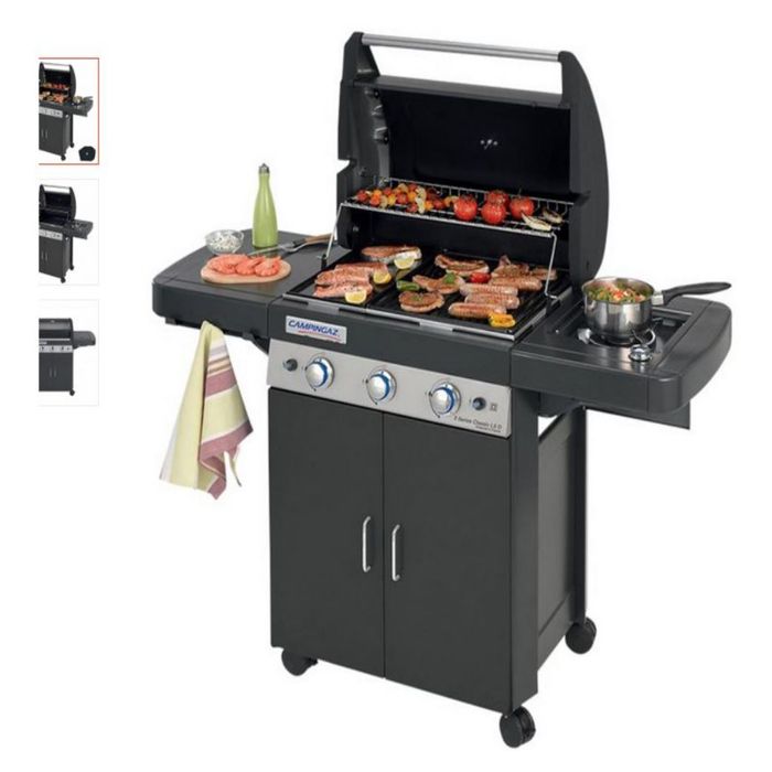 Combine Plancha Et Barbecue Barbecue A Gaz Campingaz Ls Dark 3 Grill Et Plancha 3 Bruleurs
