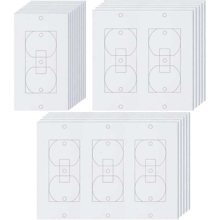 20Pcs Scellants D'Isolateurs De Sortie D'Isolation Murale, Tampons D — free download