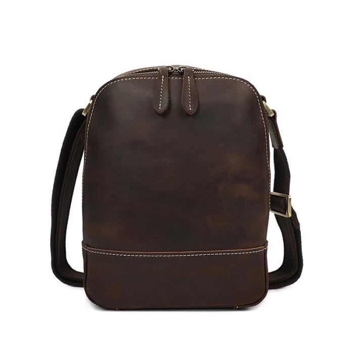 Sac à dos,Sac messager en toile pour hommes,sac à bandoulière multi