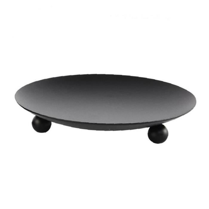 Lot De 4 Porte-Bougies Pilier En Verre Transparent - Dessous De Bougie Protège-Table