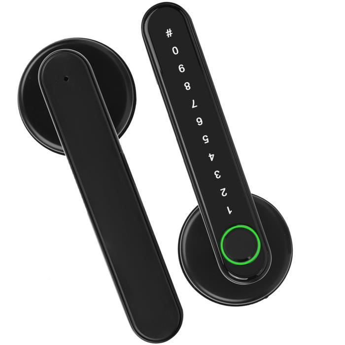 Serrure Connectée Biométrique BT Sécurity – Empreinte, Code, Bluetooth, Clé