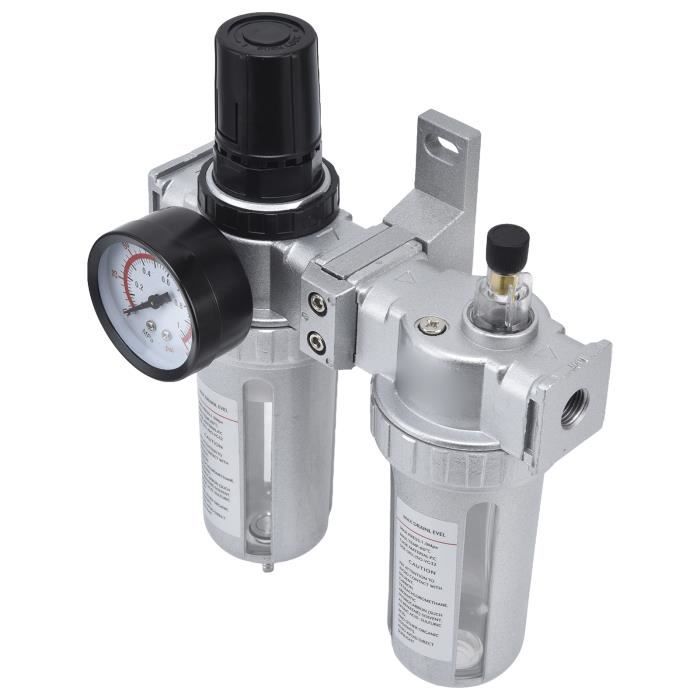 BenBow Régulateur De Pression D'air Avec Manomètre Et Séparateur Huile - 7
