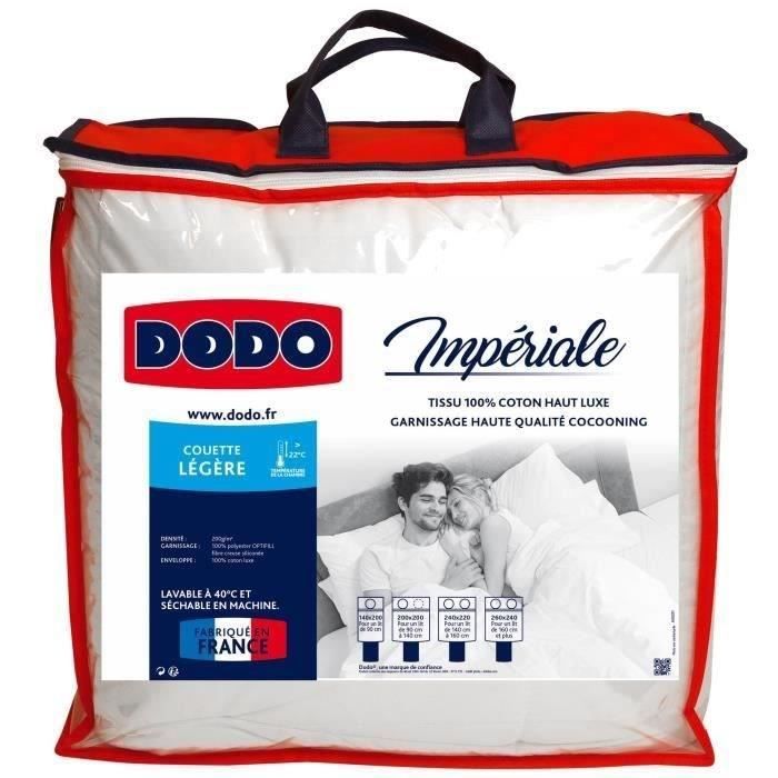 Dodo Couette Legere Imperiale 220 X 240 Cm Blanc Achat Vente Couette Cdiscount