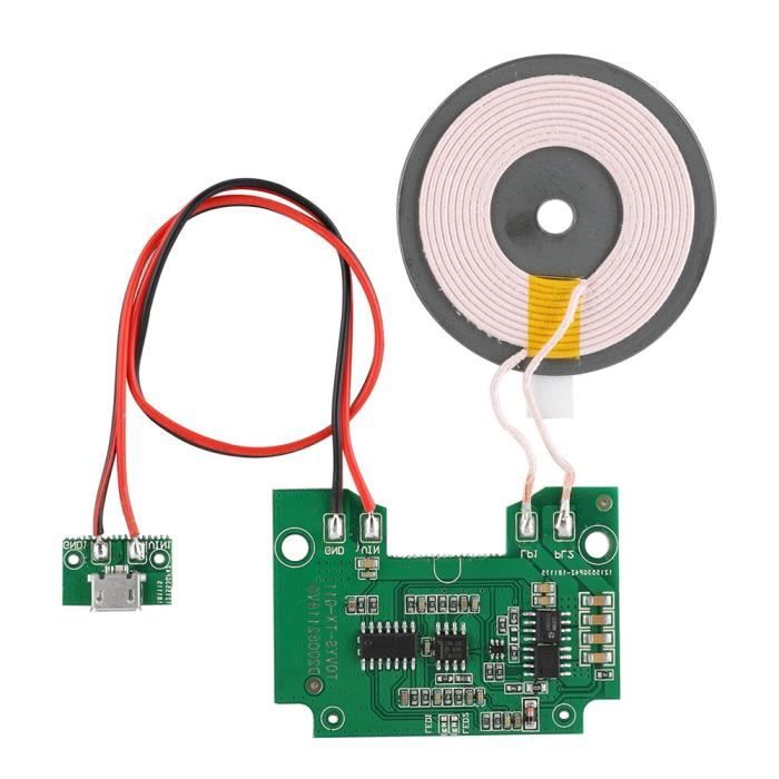 Module De Chargeur Sans Fil Voiture 18W - 3 Bobines, Interface USB-C - Pour DIY Et Installation Personnalisée