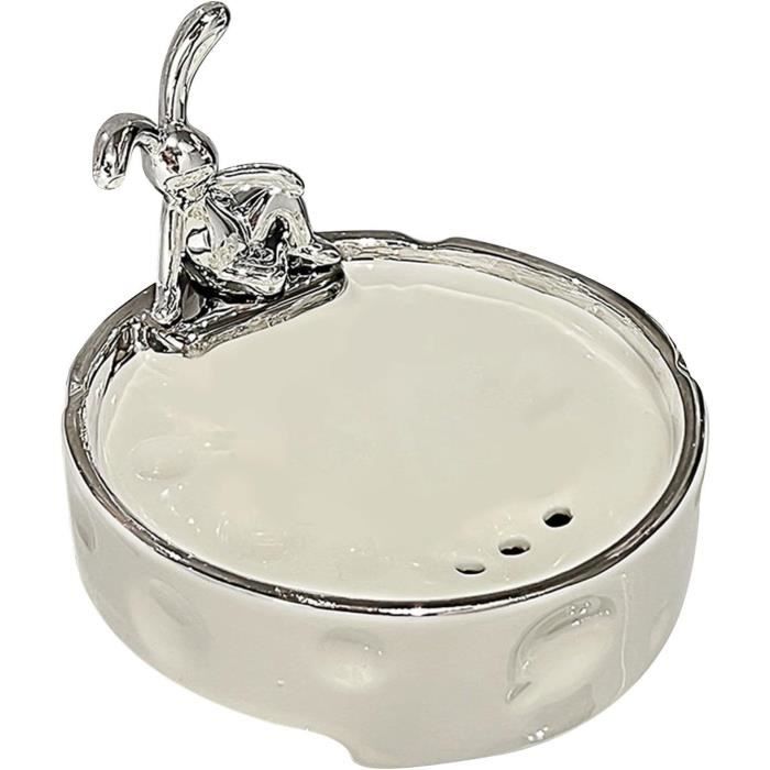 Lot De 2 Porte-savons Auto-drainants Transparents - Support Savon Pour Douche, évier - Plateau Séchage Savon