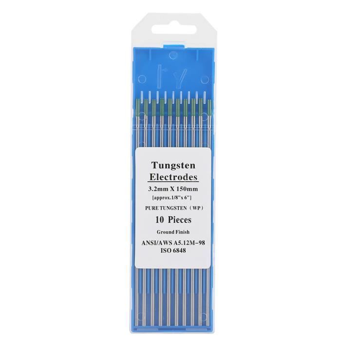 RIVERWELD Électrode Tungstène TIG 2% Cérium WC20 Gris 1,6 Mm X 175 Mm - Paquet De 10
