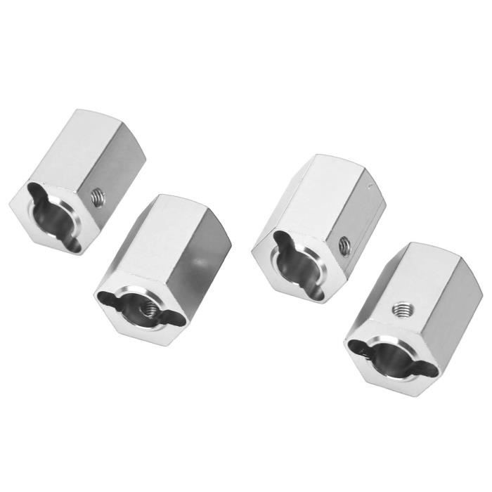 3X(4 PIÈCES EN MéTal Roue Hexagonale Moyeu Adaptateur D'EntraîNement