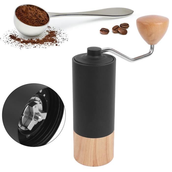 Moulin à café manuel en acier inoxydable, Mini moulin à grains de café fait  à la main, mousser, outil de cuisine, accessoires de café - AliExpress