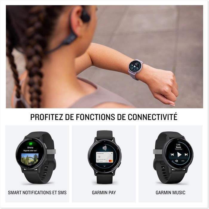 Montre connectée GPS GARMIN vívoactive 5 Autonomie 11 jours Suivi santé Multisports