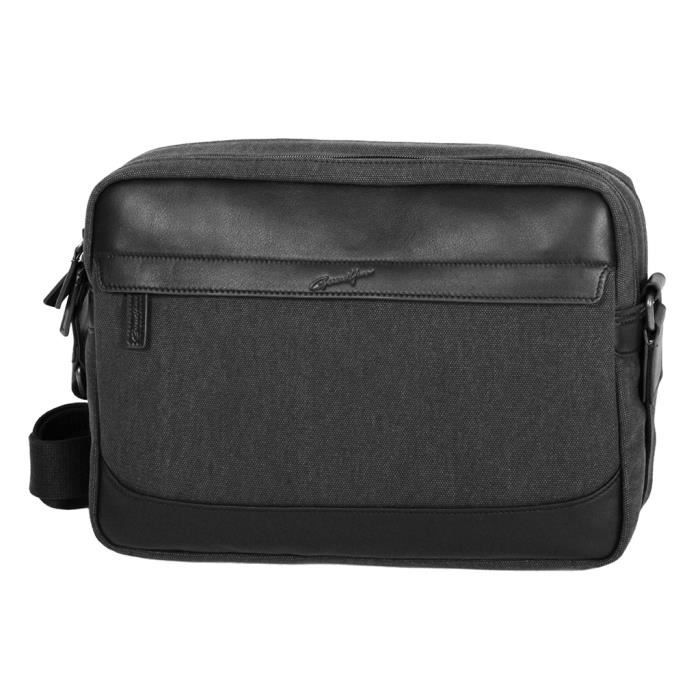 Besace A4 G rard H non Collection Safari 22354 Noir Toile