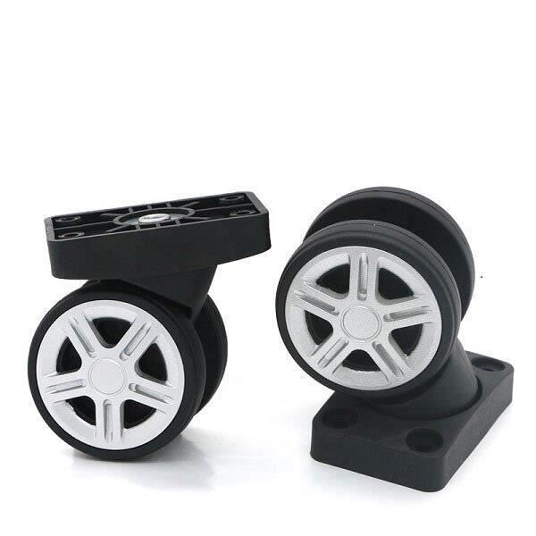 Pour les roues de réparation de bagages Samsonite R06 360 ° Roulettes universelles rotatives, silencieuses et résistantes à l'usure pour valise  1524