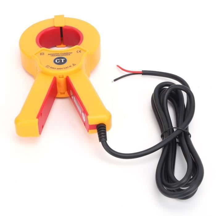 DAZZLEEX Transformateur De Courant Pince Miniature à Noyau De Ferrite Fendu 100A/5A