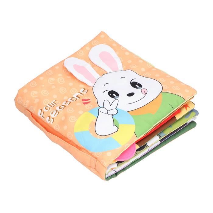 Gototop Livre En Tissu Pour Bebe Livres En Tissu Doux Pour Bebe 3d Livres En Tissu Interactifs Educatifs Pour Tout Petits Livre Cdiscount