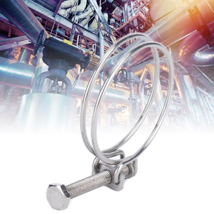 YOSOO Collier de serrage à double fil pour tuyau d'irrigation Kit D