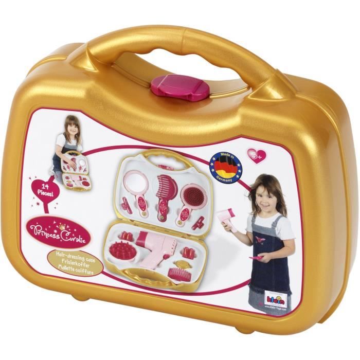 Set Coiffure Enfant - Salon De Beauté Jouet Avec Sèche-cheveux, Accessoires, Jeu De Rôle éducatif Pour Fille Garçon