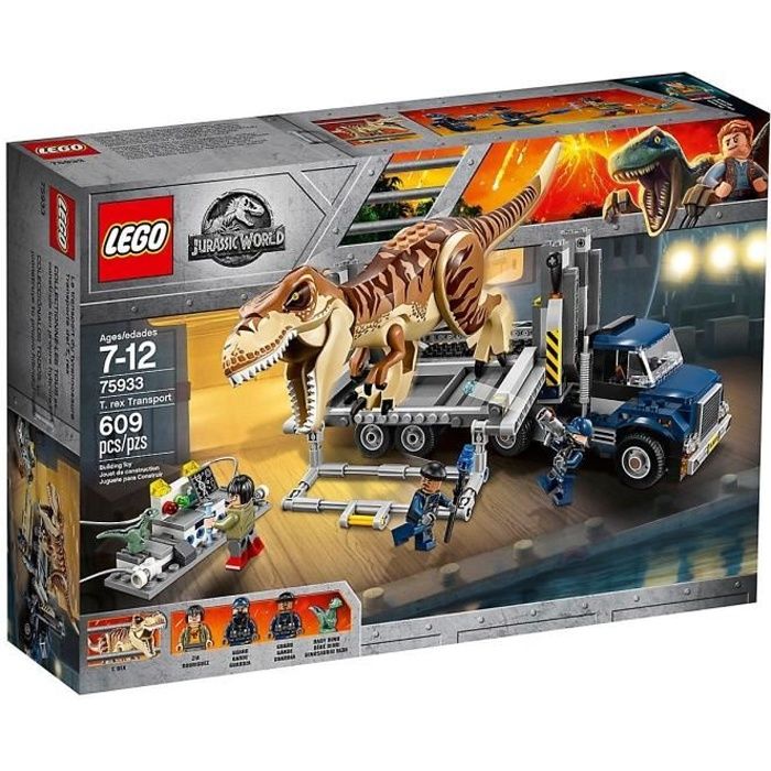 LEGO® Jurassic World™ 75933 Le transport du T. rex - Jeu de construction